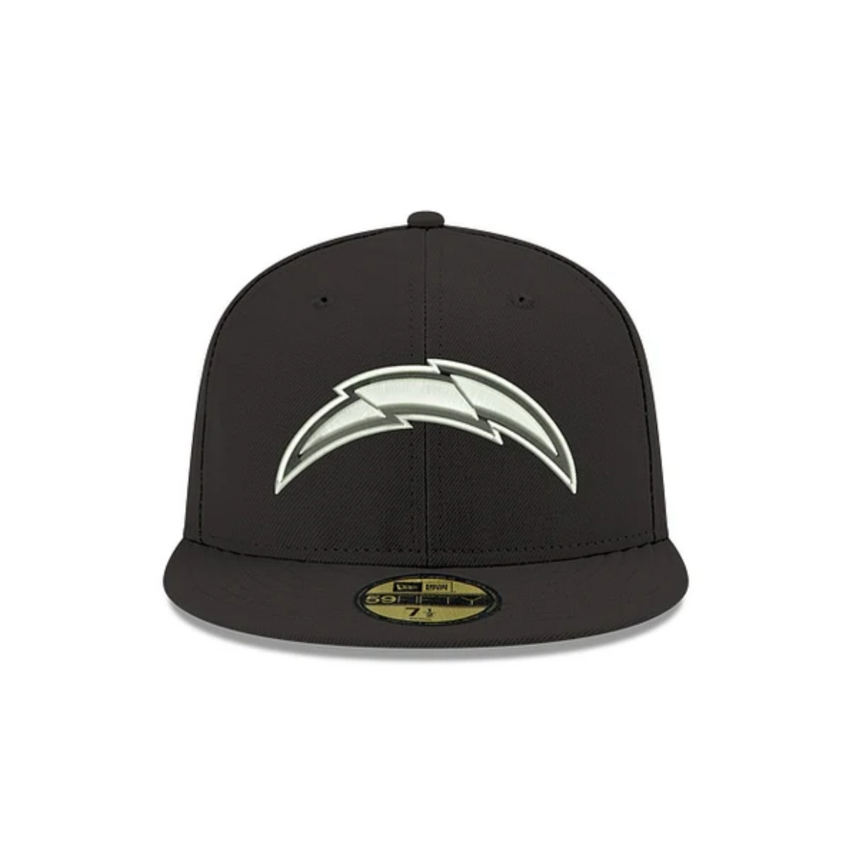 Los Angeles Chargers Black and White 59FIFTY Fitted