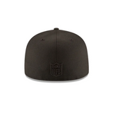 Los Angeles Chargers Black on Black 59FIFTY Fitted