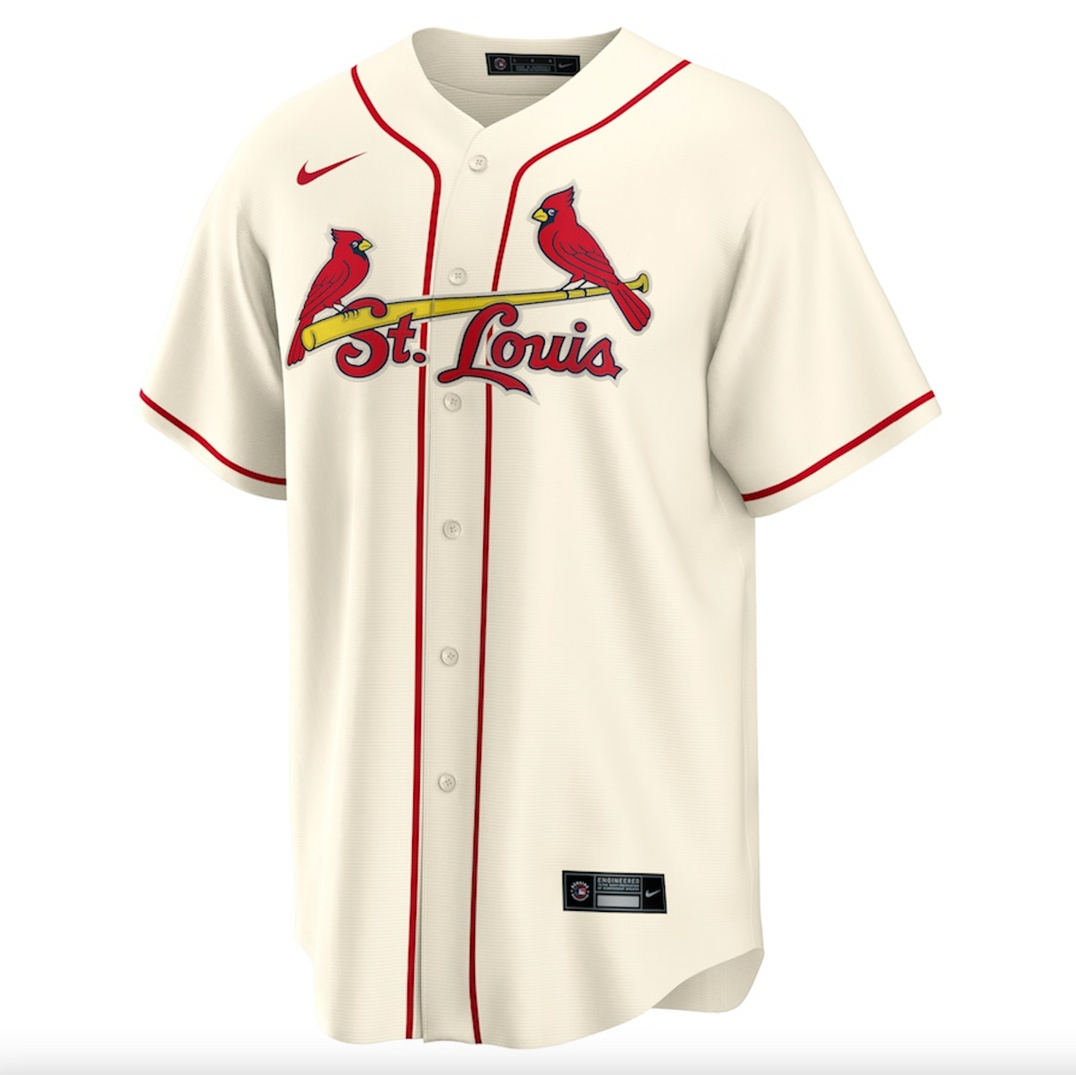 St. Louis Cardinals Nike Cream Alternate Team Jersey
