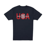 United States Men’s National Team History Graphic Navy Blue T-Shirt