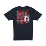 United States Men’s National Team History Graphic Navy Blue T-Shirt