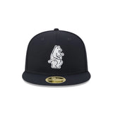 Chicago Cubs National Baseball Hall of Fame Navy 59FIFTY Fitted Hat