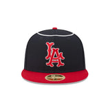 Los Angeles Angels National Baseball Hall of Fame Navy 59FIFTY Fitted Hat