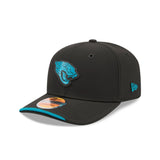 Jacksonville Jaguars 2026 NFL Sideline Collection Black 9SEVENTY Stretch-Snap Hat