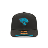 Jacksonville Jaguars 2026 NFL Sideline Collection Black 9SEVENTY Stretch-Snap Hat