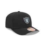 Las Vegas Raiders 2026 NFL Sideline Collection Black 9SEVENTY Stretch-Snap Hat