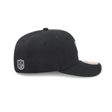 Las Vegas Raiders 2026 NFL Sideline Collection Black 9SEVENTY Stretch-Snap Hat