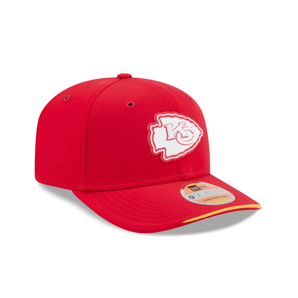 Kansas City Chiefs 2026 NFL Sideline Collection Red 9SEVENTY Stretch-Snap Hat