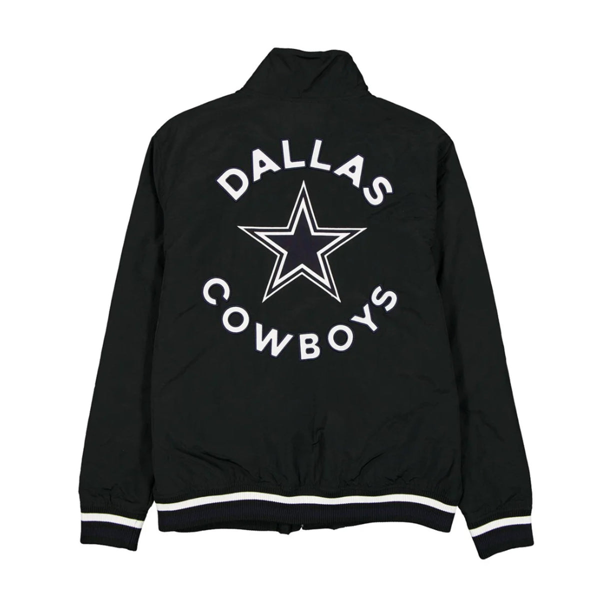 Dallas Cowboys Throwback Nylon Black Jacket