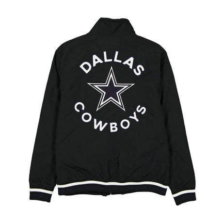 Dallas Cowboys Throwback Nylon Black Jacket