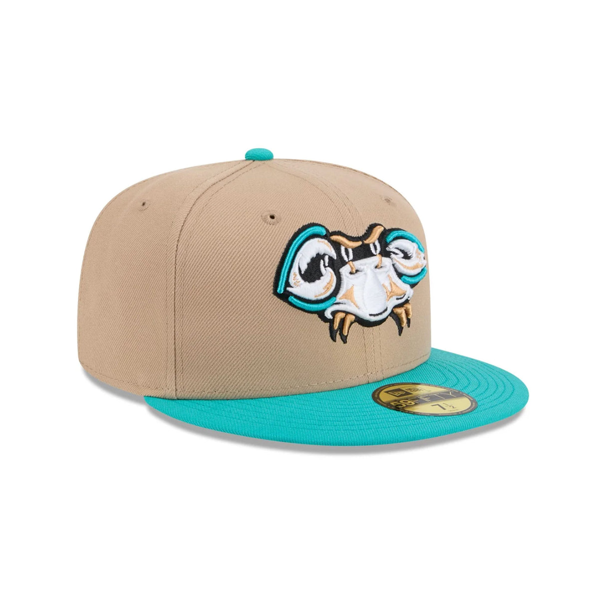 Chesapeake Baysox Theme Nights Tan Teal 59FIFTY Fitted Hat