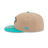 Chesapeake Baysox Theme Nights Tan Teal 59FIFTY Fitted Hat
