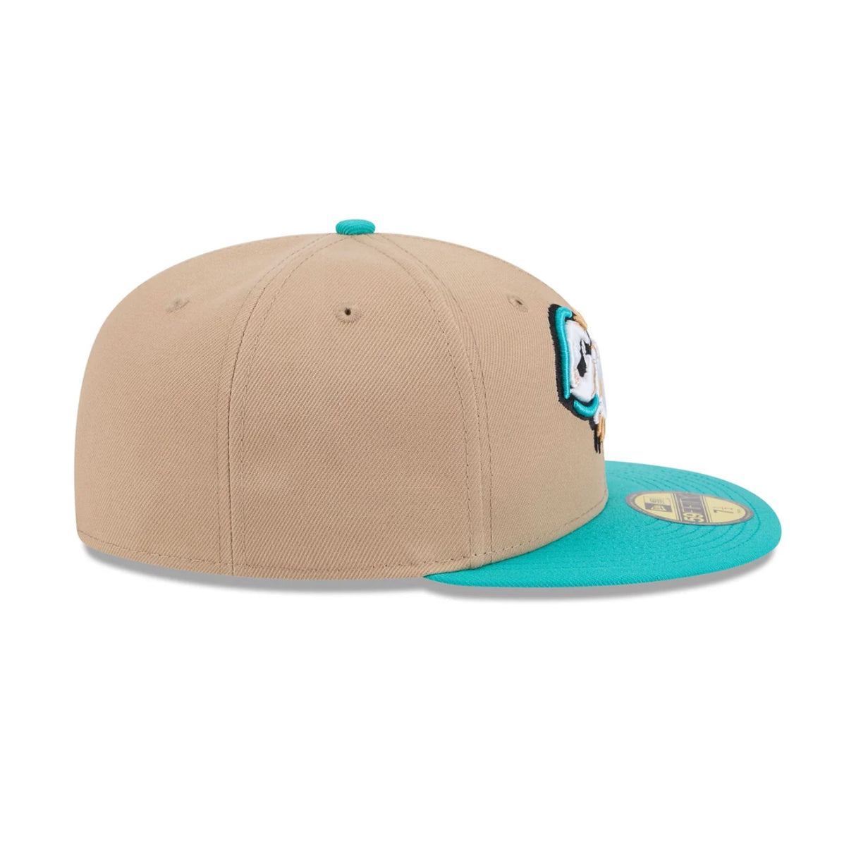 Chesapeake Baysox Theme Nights Tan Teal 59FIFTY Fitted Hat