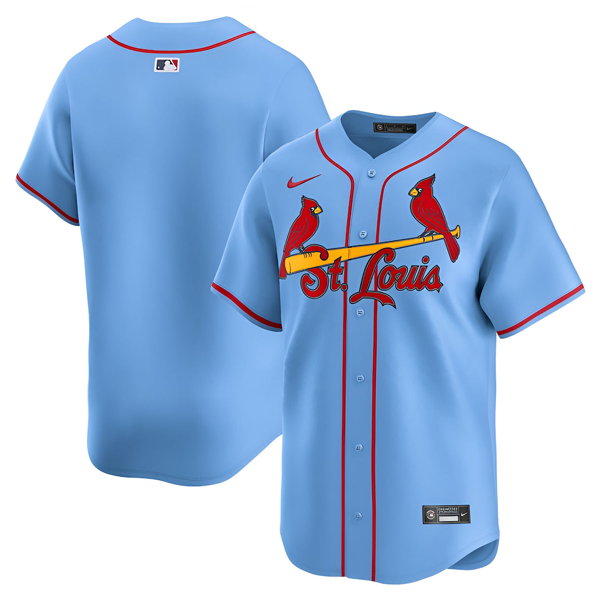 St. Louis Cardinals Nike Alternate Limited Light Blue Jersey
