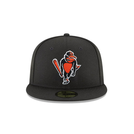 Baltimore Orioles " Angry Bird " Retro Black 59FIFTY Fitted
