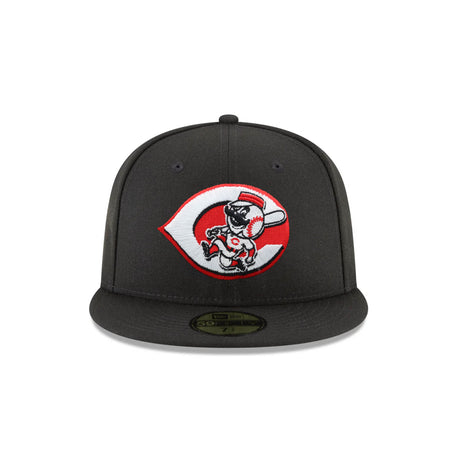 Cincinnati Reds Classic Black Edition 59FIFTY Fitted