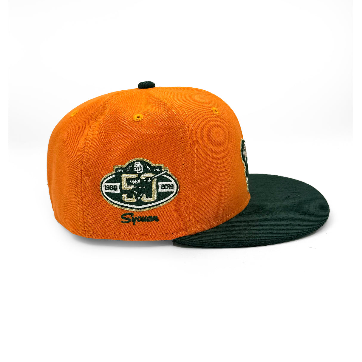 San Diego Padres Orange and Forest Corduroy REALTREE® 59FIFTY Fitted