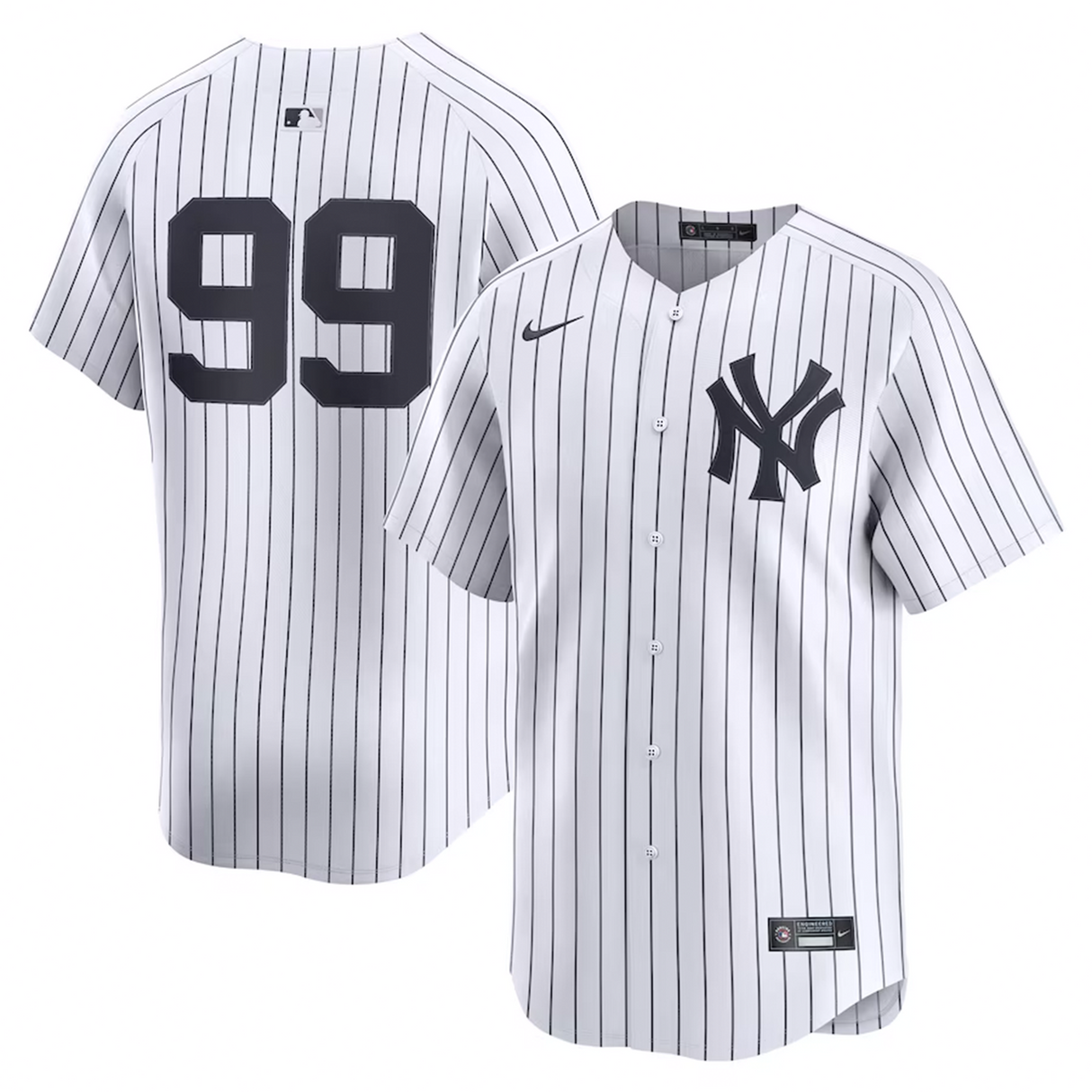 New York Yankees Aaron Judge Nike White Home Limited Player Jersey