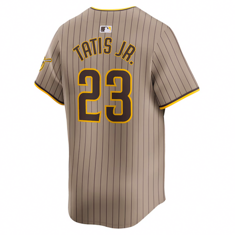 San Diego Padres YOUTH Fernando Tatis Jr. Nike Tan Alternate Limited Player Jersey