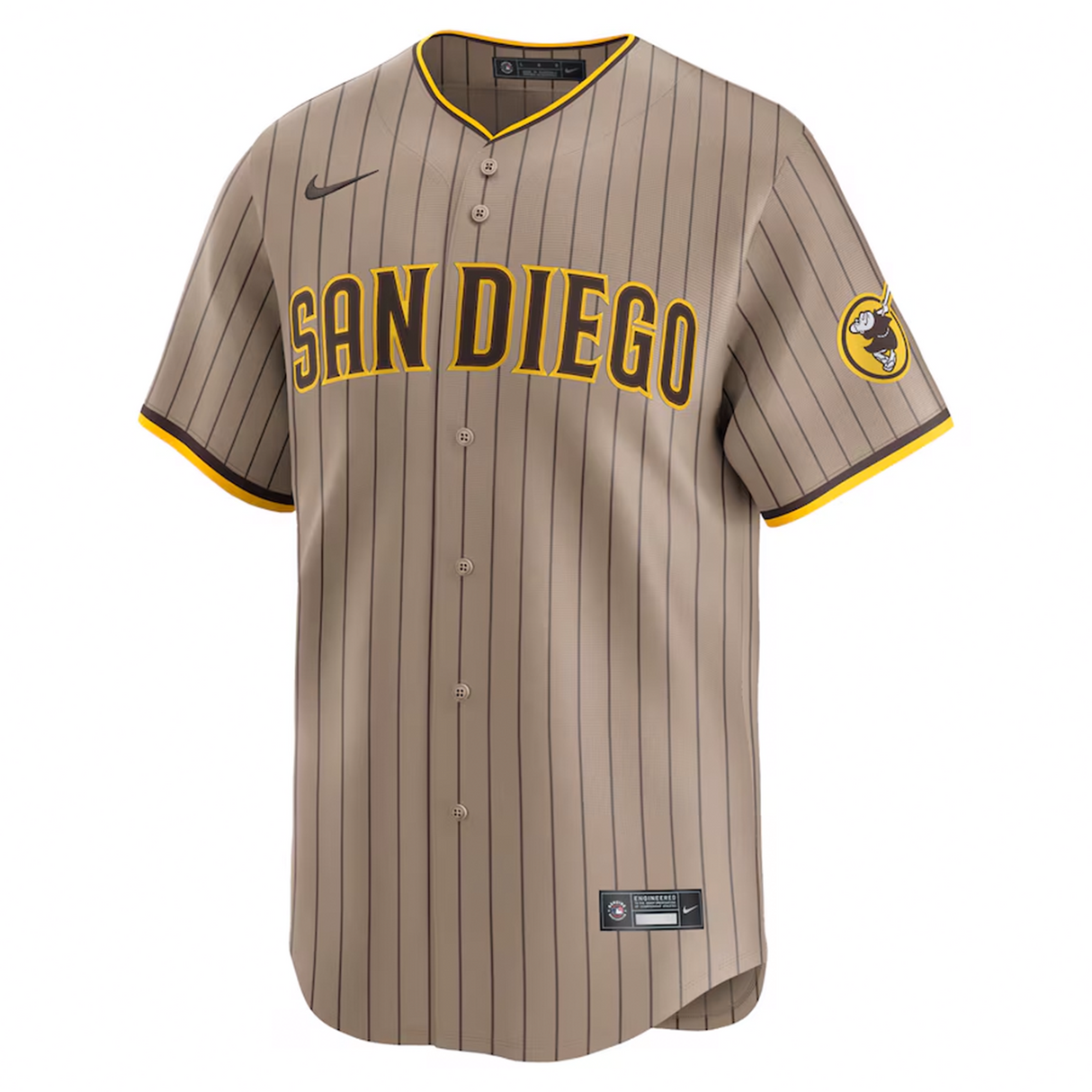 San Diego Padres YOUTH Fernando Tatis Jr. Nike Tan Alternate Limited Player Jersey