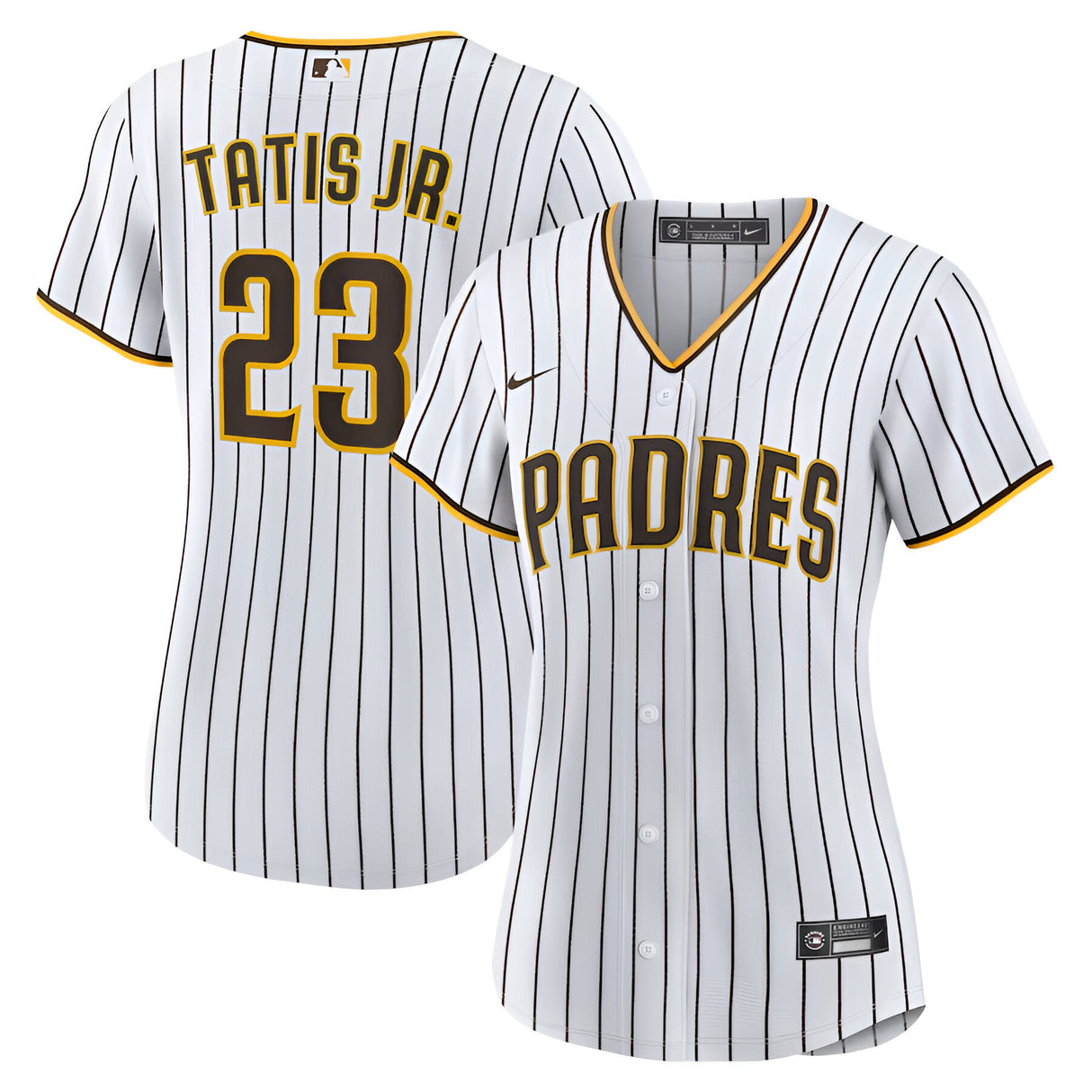 Women’s San Diego Padres Fernando Tatís Jr. Nike Home Replica Jersey – White/Brown