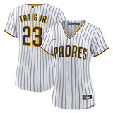 Women’s San Diego Padres Fernando Tatís Jr. Nike Home Replica Jersey – White/Brown