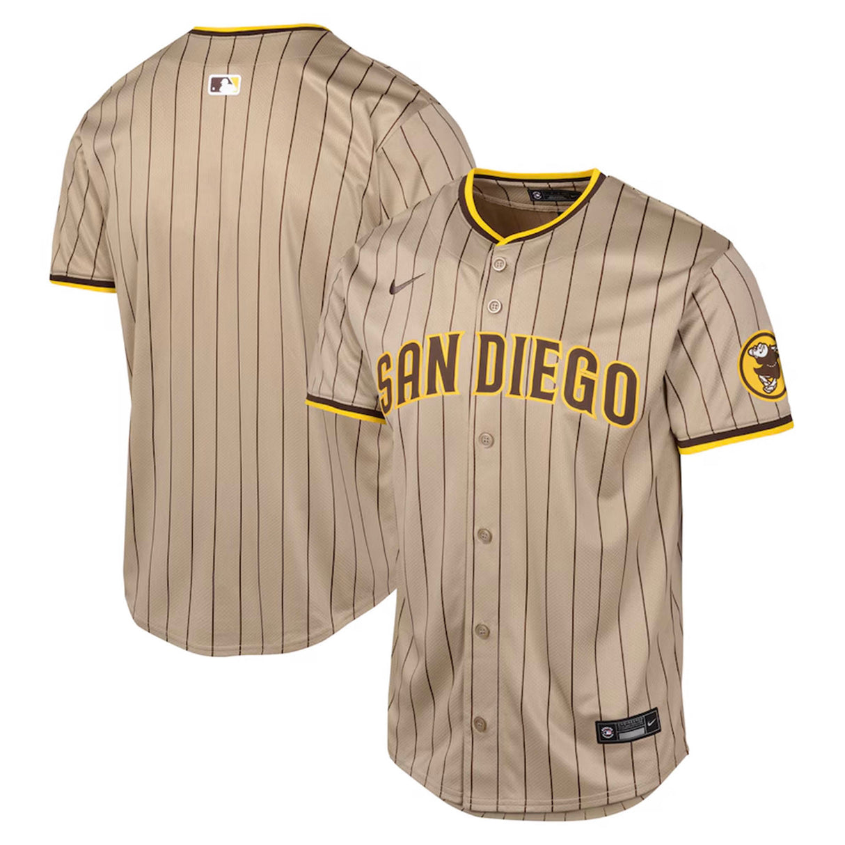 YOUTH Nike Tan San Diego Padres Alternate Limited Tan