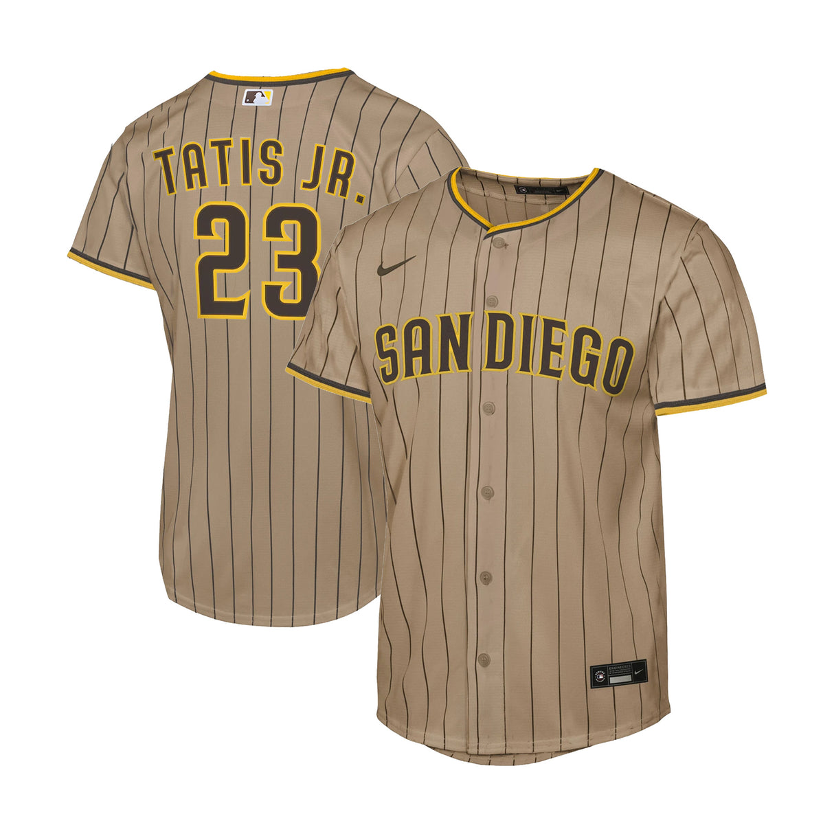 Youth San Diego Padres Fernando Tatis Jr. Sand Alternate Replica Jersey