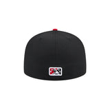 Akron RubberDucks Fried Chicken and Hot Rice Black 59FIFTY Fitted Hat - New Era - 2346414101