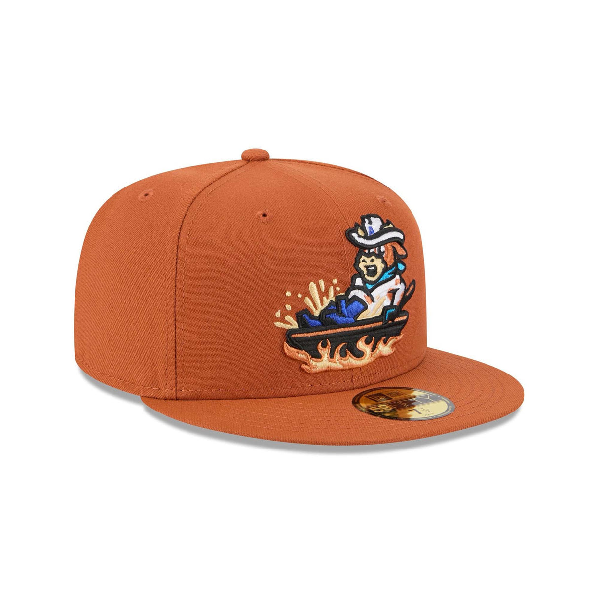 Amarillo Sod Poodles Calf Fries Skillet 59FIFTY Fitted Hat - New Era - 