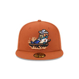 Amarillo Sod Poodles Calf Fries Skillet 59FIFTY Fitted Hat - New Era - 