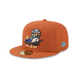 Amarillo Sod Poodles Calf Fries Skillet 59FIFTY Fitted Hat - New Era - 