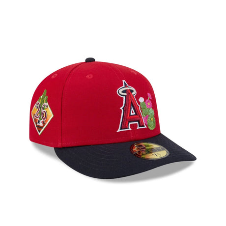 Anaheim Angels 2026 Spring Training Red & Navy 59FIFTY Pre - Curved Fitted Hat - New Era - 238622340201