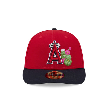 Anaheim Angels 2026 Spring Training Red & Navy 59FIFTY Pre - Curved Fitted Hat - New Era - 238622340201
