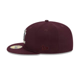 Anaheim Ducks Alternate Logo Maroon 59FIFTY Fitted Hat - New Era - 23500531123