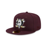 Anaheim Ducks Alternate Logo Maroon 59FIFTY Fitted Hat - New Era - 23500531123