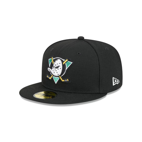 Anaheim Ducks Authentic Collection Core Black 59FIFTY Fitted Hat - New Era - 23500531112