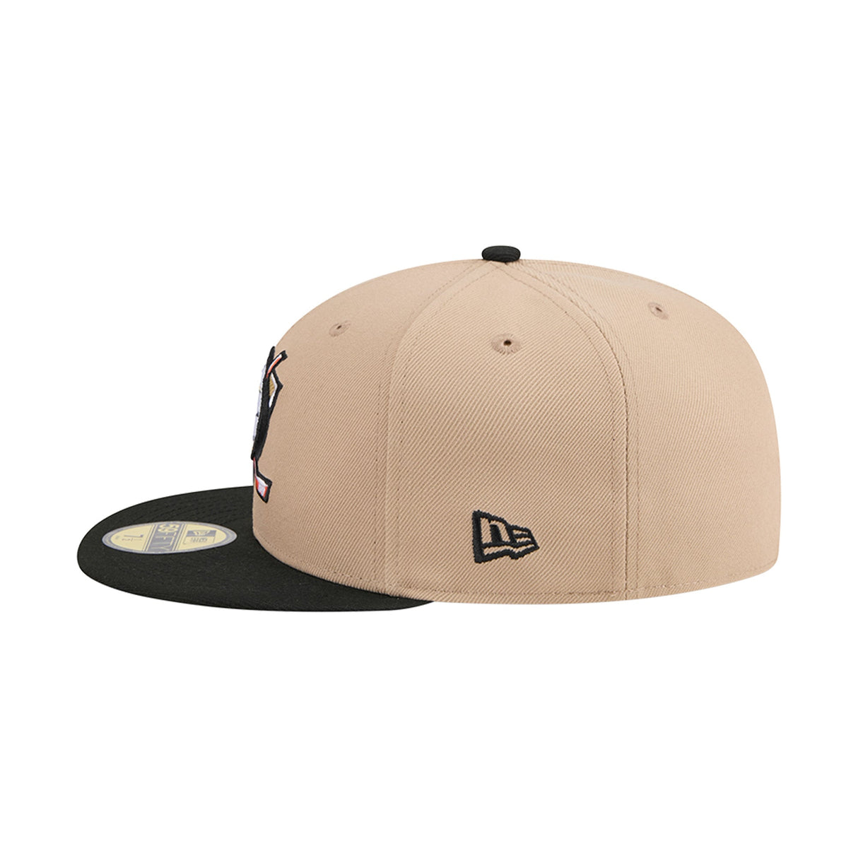 Anaheim Ducks Beige & Black 59FIFTY Fitted Hat - New Era - 