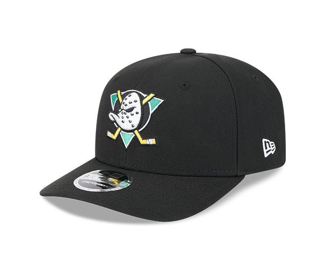 Anaheim Ducks Black 9SEVENTY Stretch - Snap Hat - New Era - 2303901311