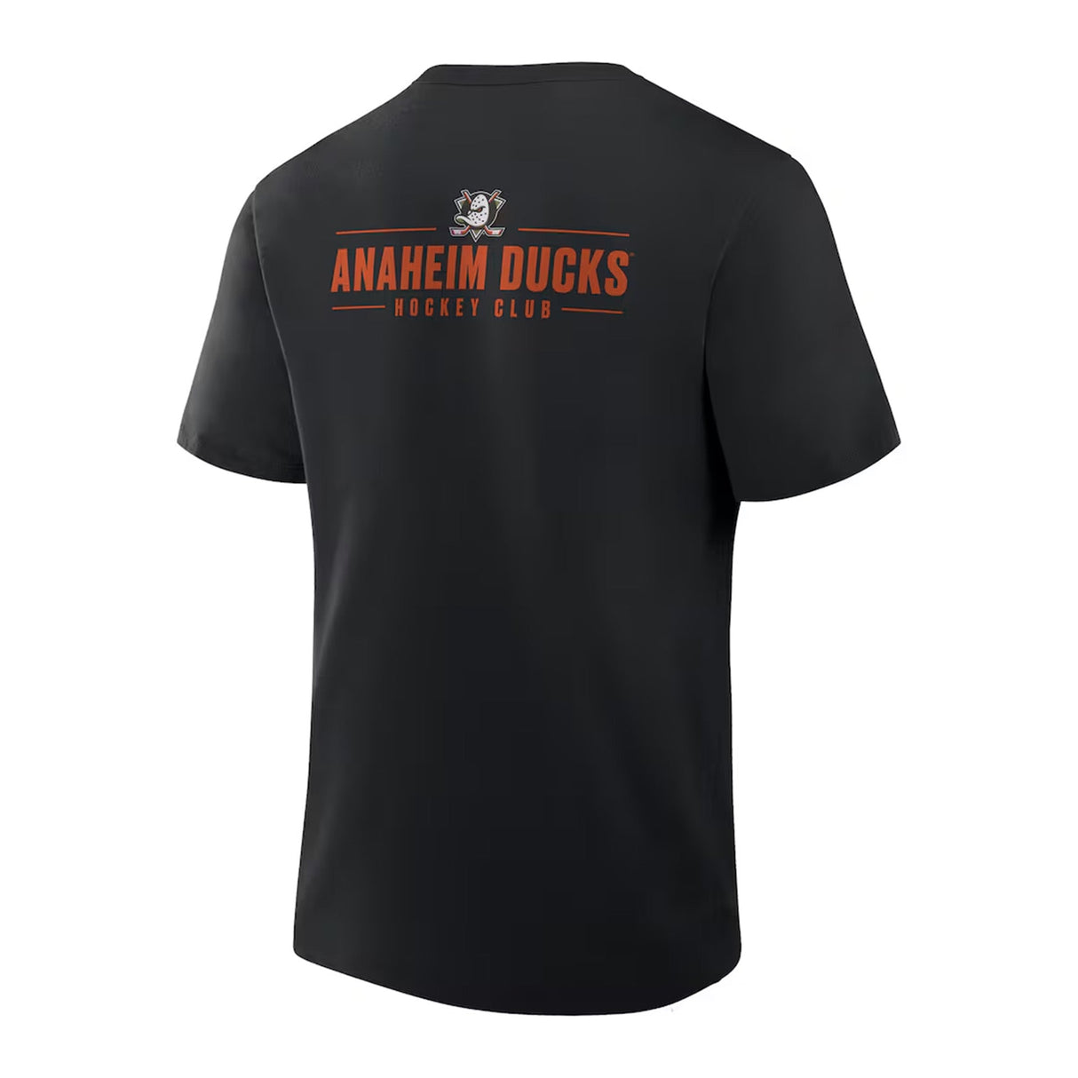 Anaheim Ducks Black Crash the Net Legacy T-Shirt - Fanatics - 