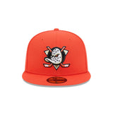 Anaheim Ducks Orange 59FIFTY Fitted Hat - New Era - 