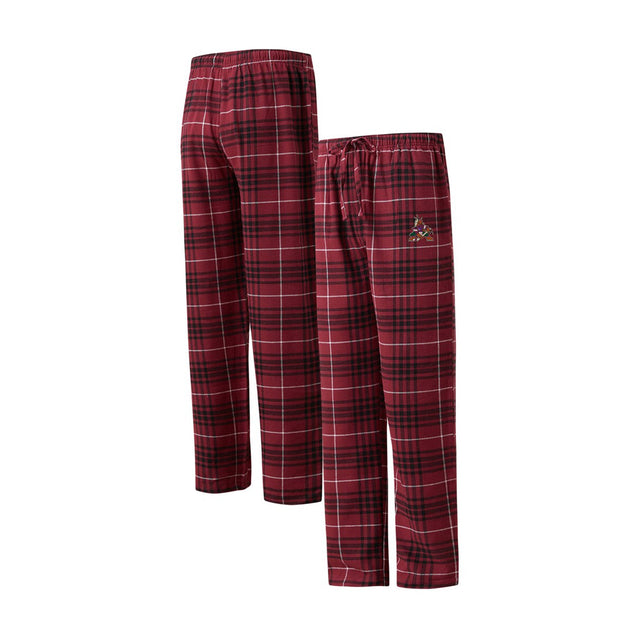 Arizona Coyotes Garnet Red Concord Flannel Sleep Pants - Concept Sports - 120830901