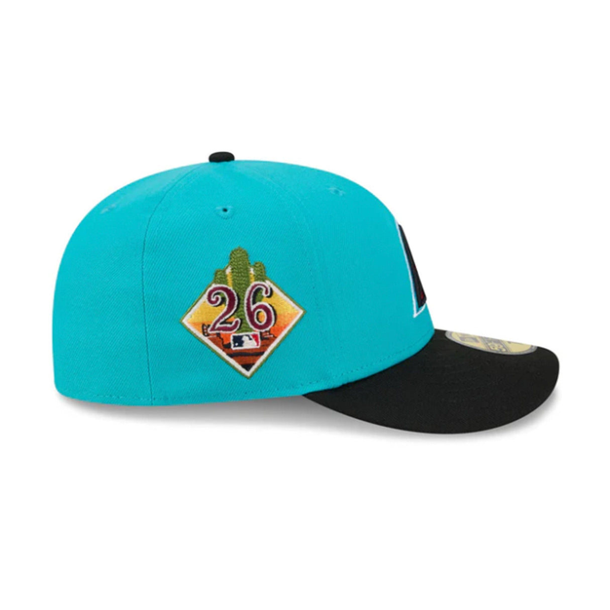 Arizona Diamonbacks 2026 Spring Training Teal & Black 59FIFTY Pre - Curved Fitted Hat - New Era - 238622341001