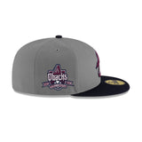 Arizona Diamondbacks 10th Anniversary Snake Logo Gray Navy 59FIFTY Fitted Hat - New Era - 23082341001