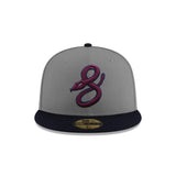 Arizona Diamondbacks 10th Anniversary Snake Logo Gray Navy 59FIFTY Fitted Hat - New Era - 23082341001
