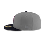 Arizona Diamondbacks 10th Anniversary Snake Logo Gray Navy 59FIFTY Fitted Hat - New Era - 23082341001