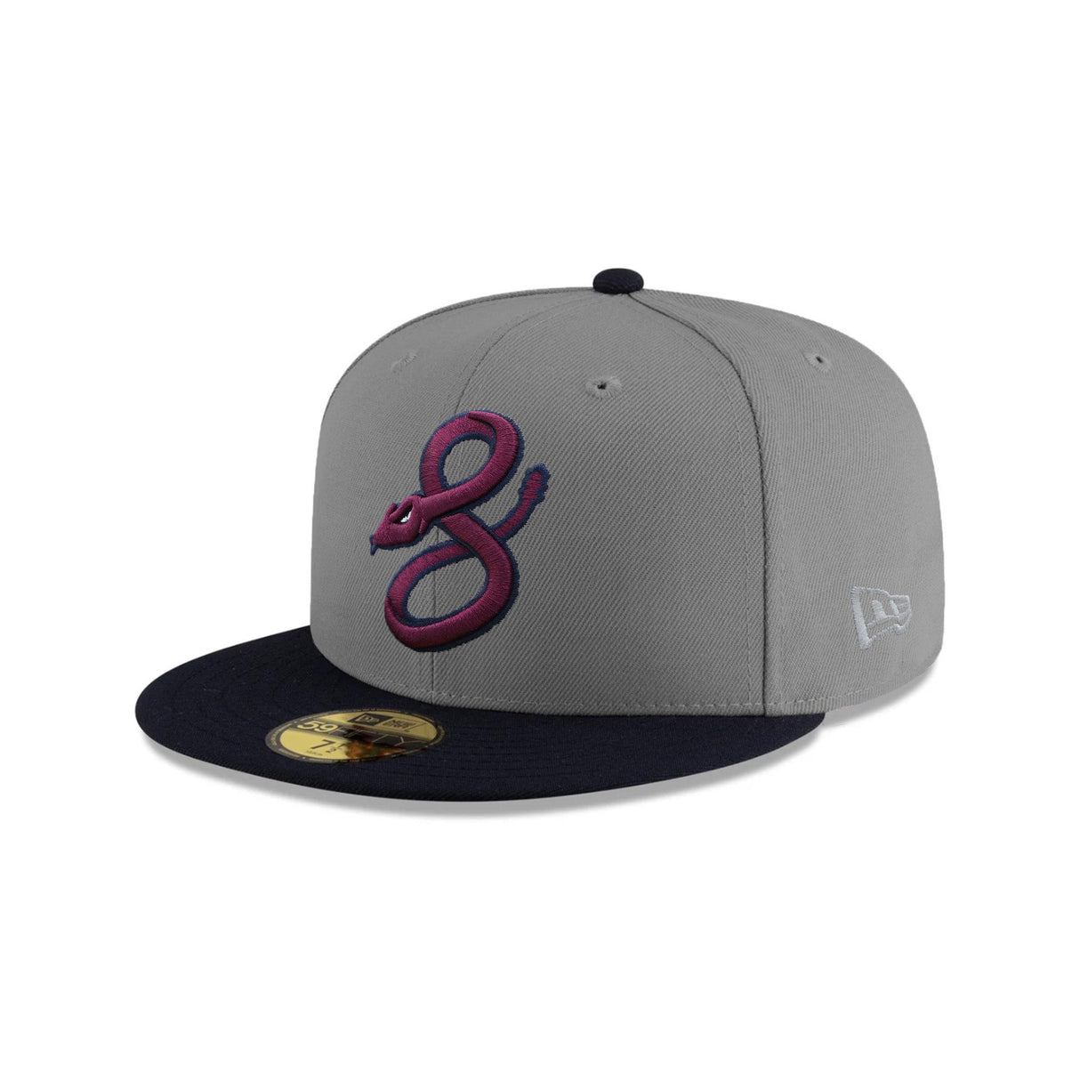 Arizona Diamondbacks 10th Anniversary Snake Logo Gray Navy 59FIFTY Fitted Hat - New Era - 23082341001