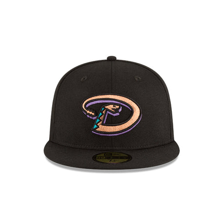 Arizona Diamondbacks 2001 World Series Black Copper Snake Logo 59FIFTY Fitted Hat - New Era - 23020241001
