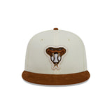 Arizona Diamondbacks 2001 World Series Cream & Brown Corduroy 59FIFTY Fitted Hat - New Era - 23150641001