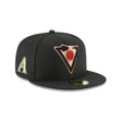 Arizona Diamondbacks 2021 City Connect Alternate Logo Black 59FIFTY Fitted Hat - New Era - 23310141034